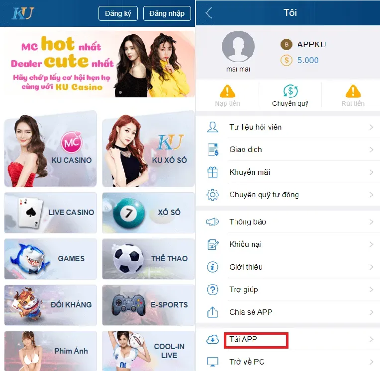 Lưu ý khi tải app Kubet cho di động