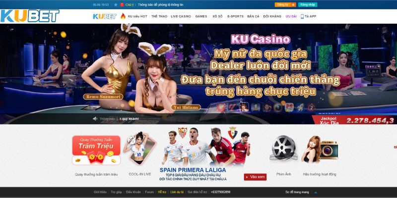 Truy cập vào trang chủ chính thức của Kubet để chơi game an toàn